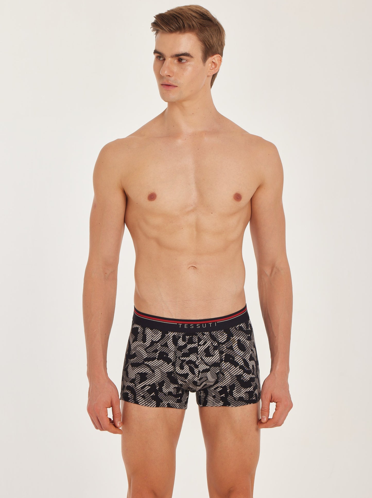 G303 Gold Cotton Trunk Printed