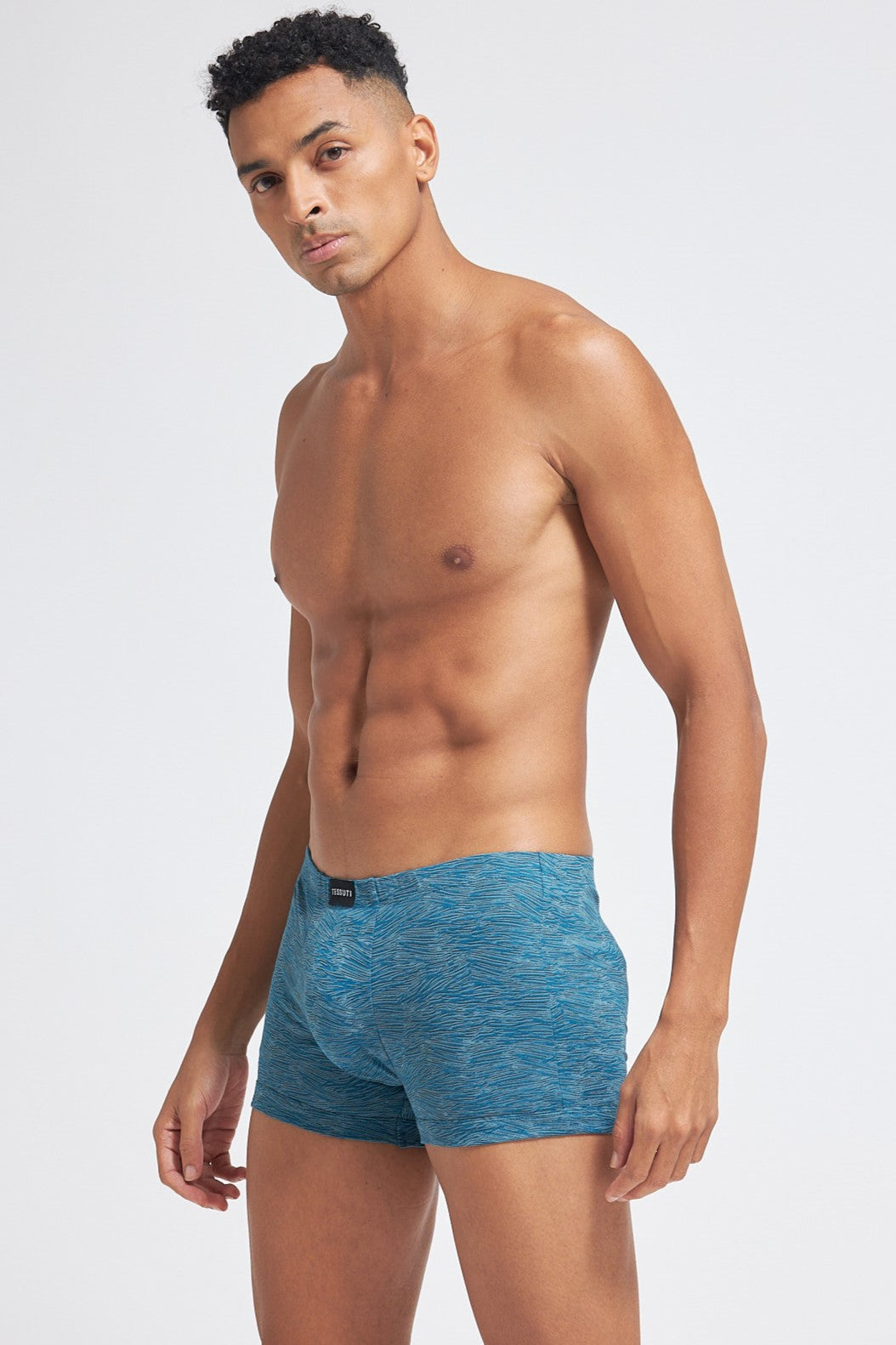 S103 Silver Cotton Trunk Printed ( Pack of 2 )