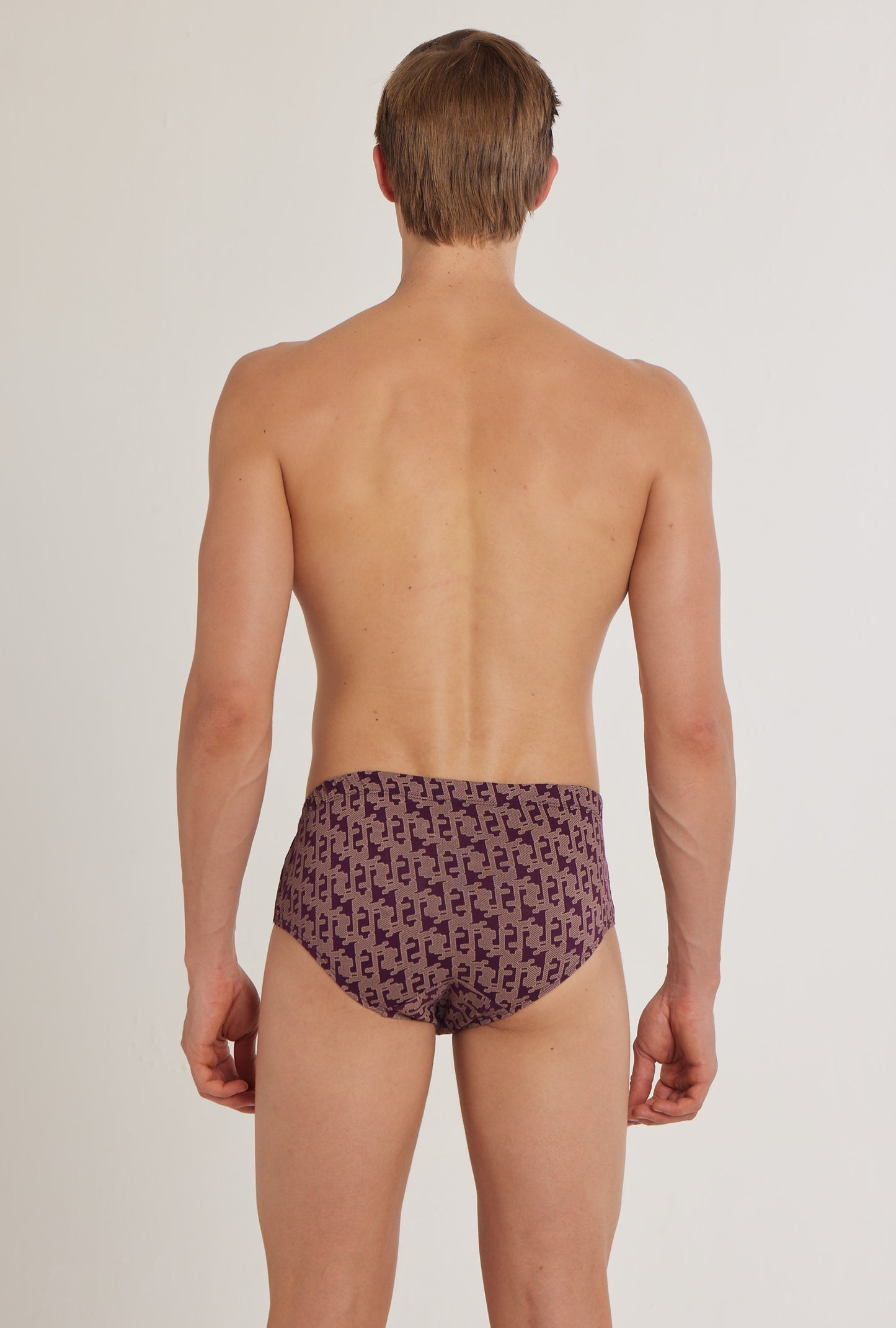 S101 Silver Cotton Brief Printed ( Pack of 2 )