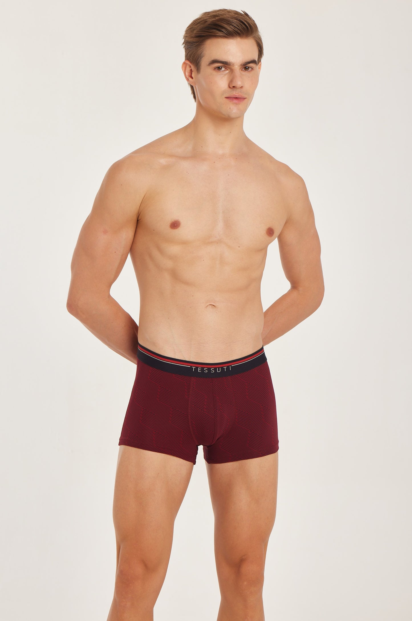 G303 Gold Cotton Trunk Printed