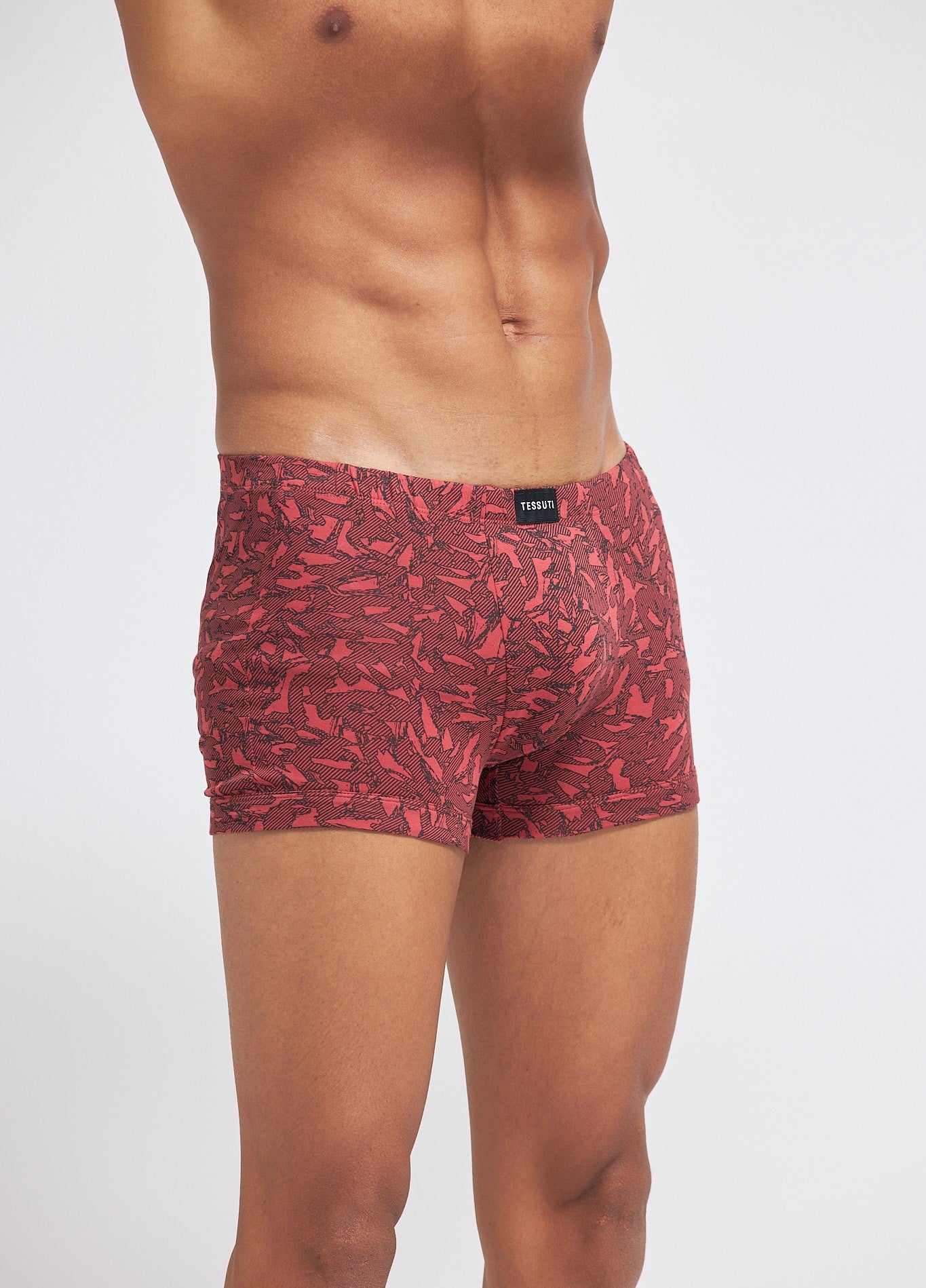 S103 Silver Cotton Trunk Printed ( Pack of 2 )