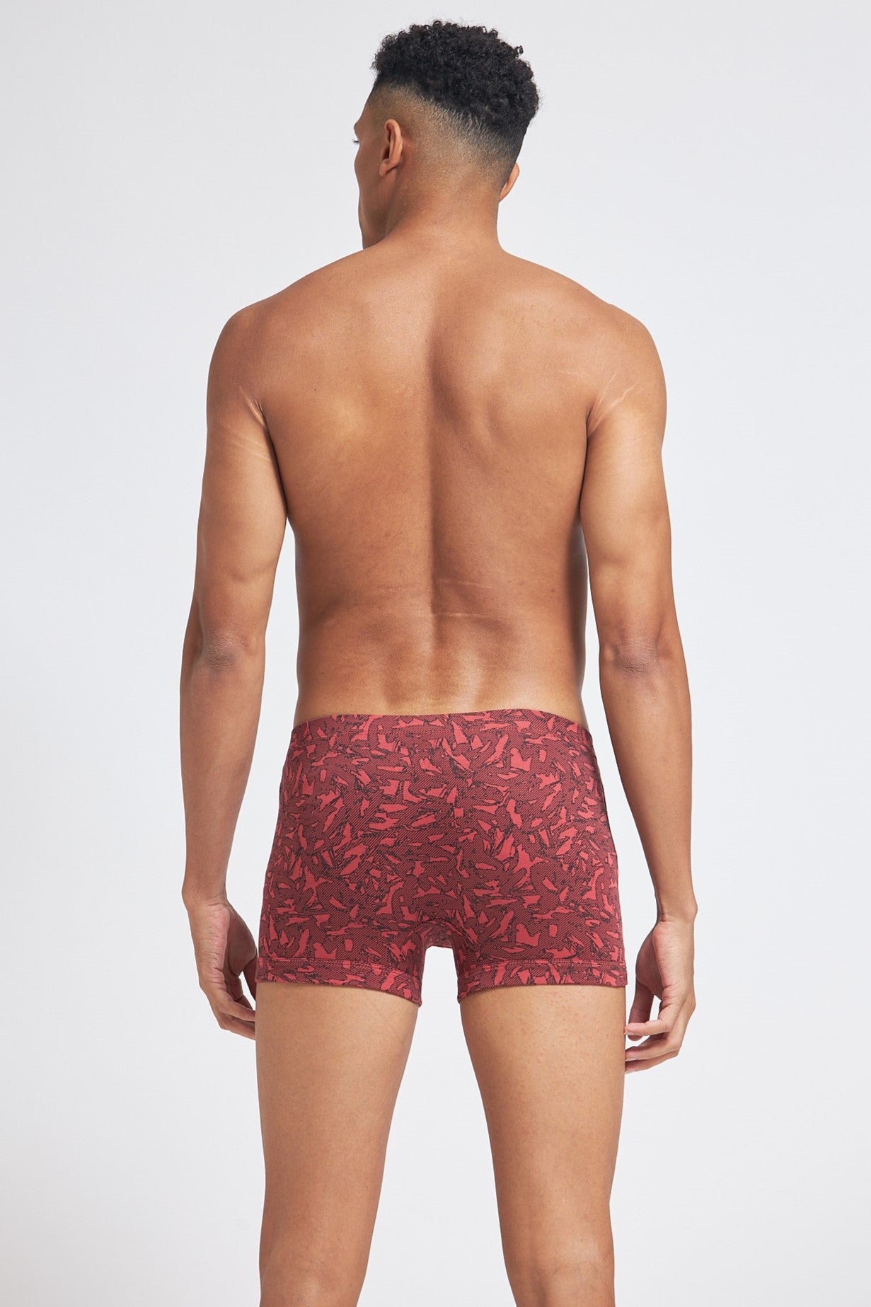 S103 Silver Cotton Trunk Printed ( Pack of 2 )