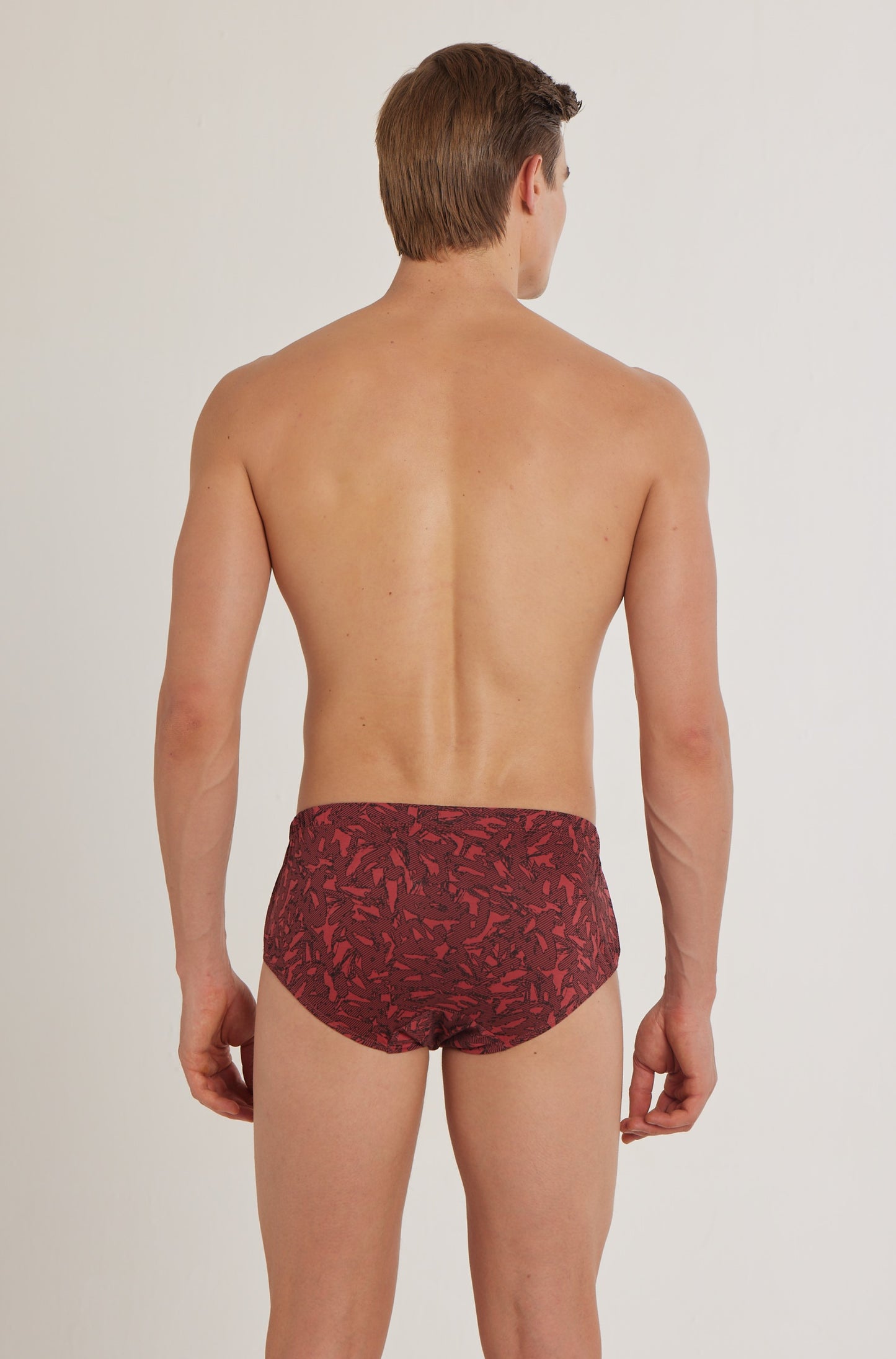 S101 Silver Cotton Brief Printed ( Pack of 2 )