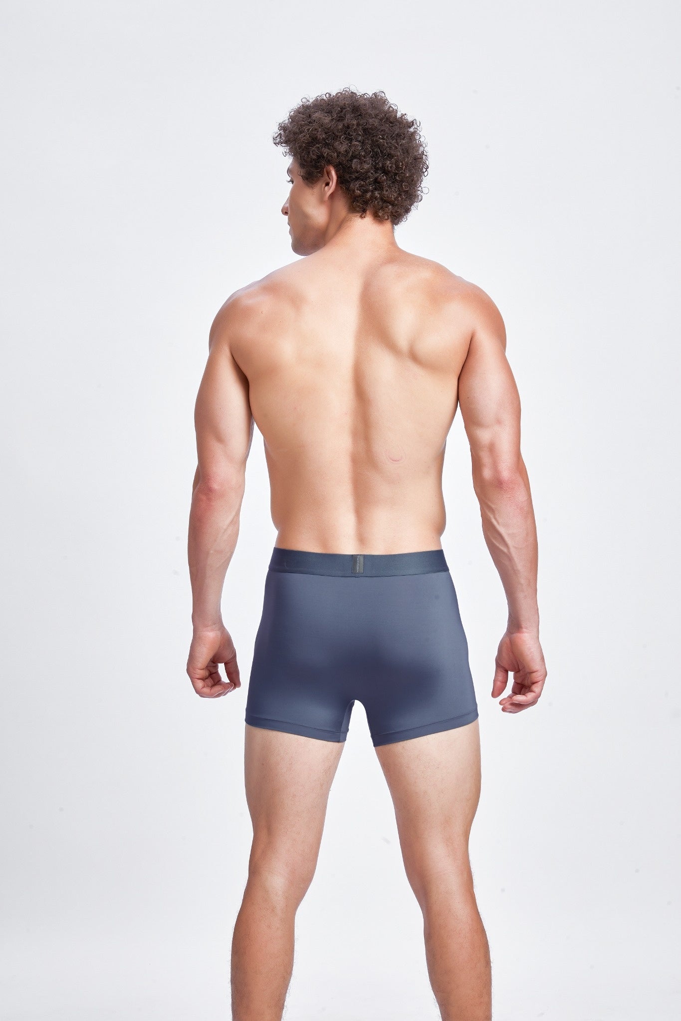 G323- POLYAMIDE SPORTS TRUNK (Blue)