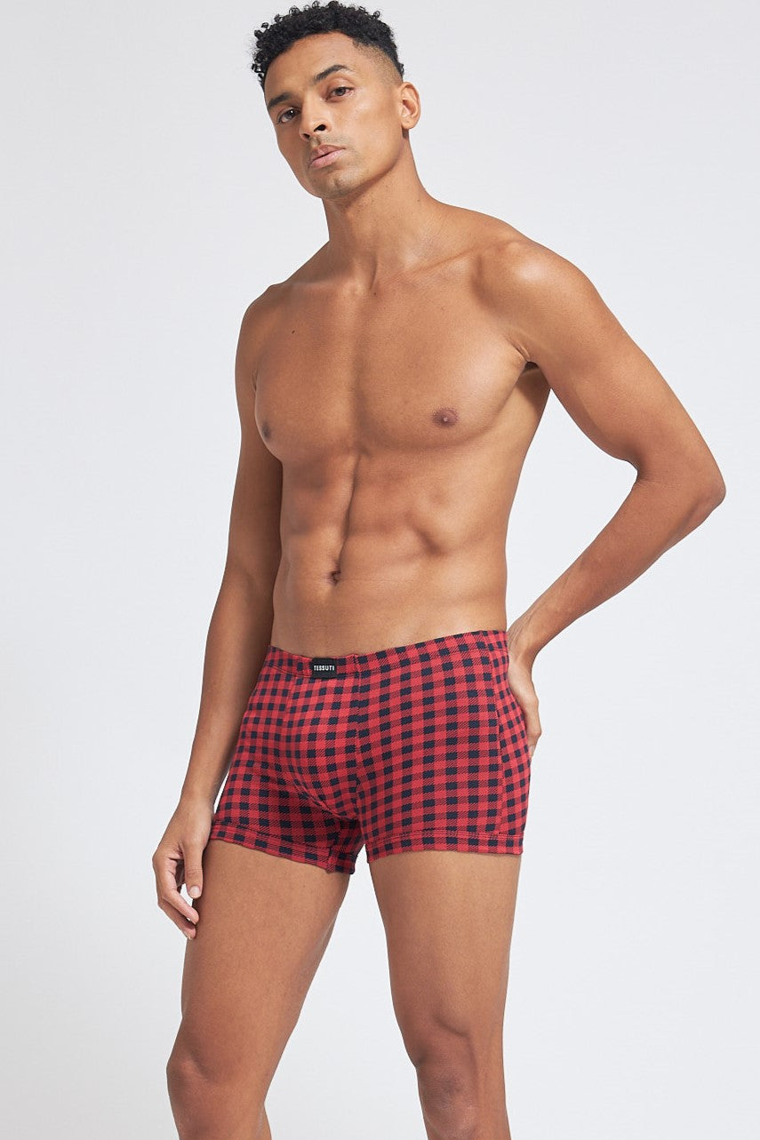 S103 Silver Cotton Trunk Printed ( Pack of 2 )