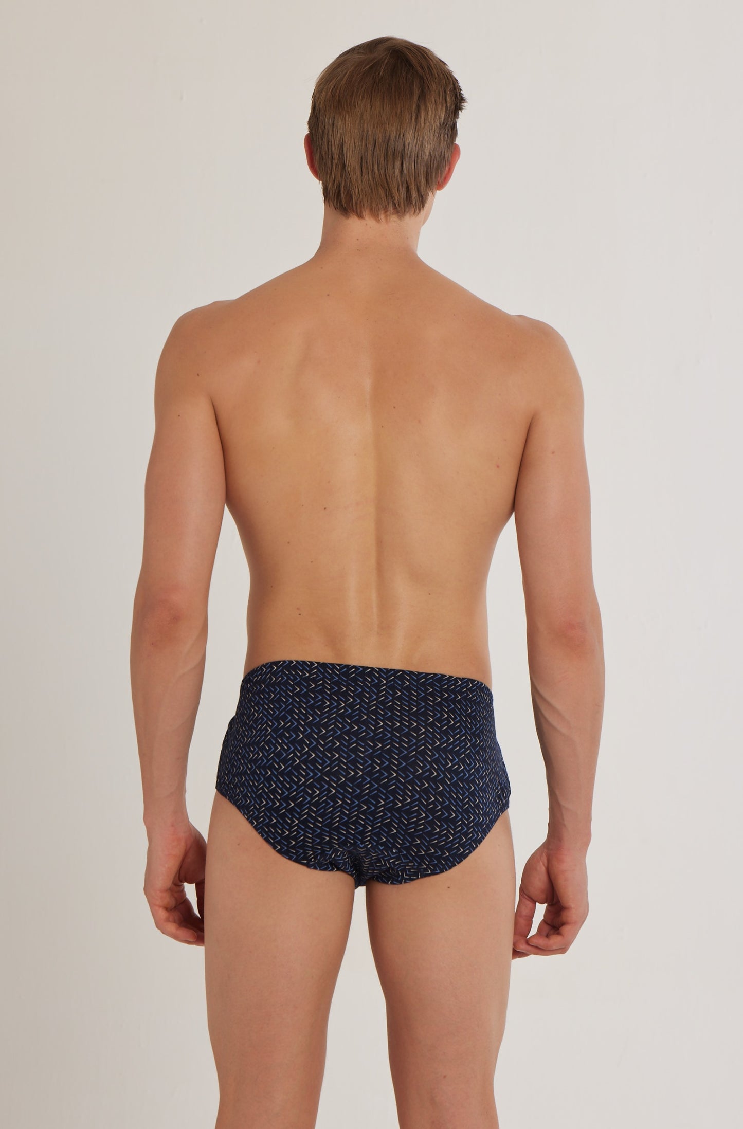 S101 Silver Cotton Brief Printed ( Pack of 2 )