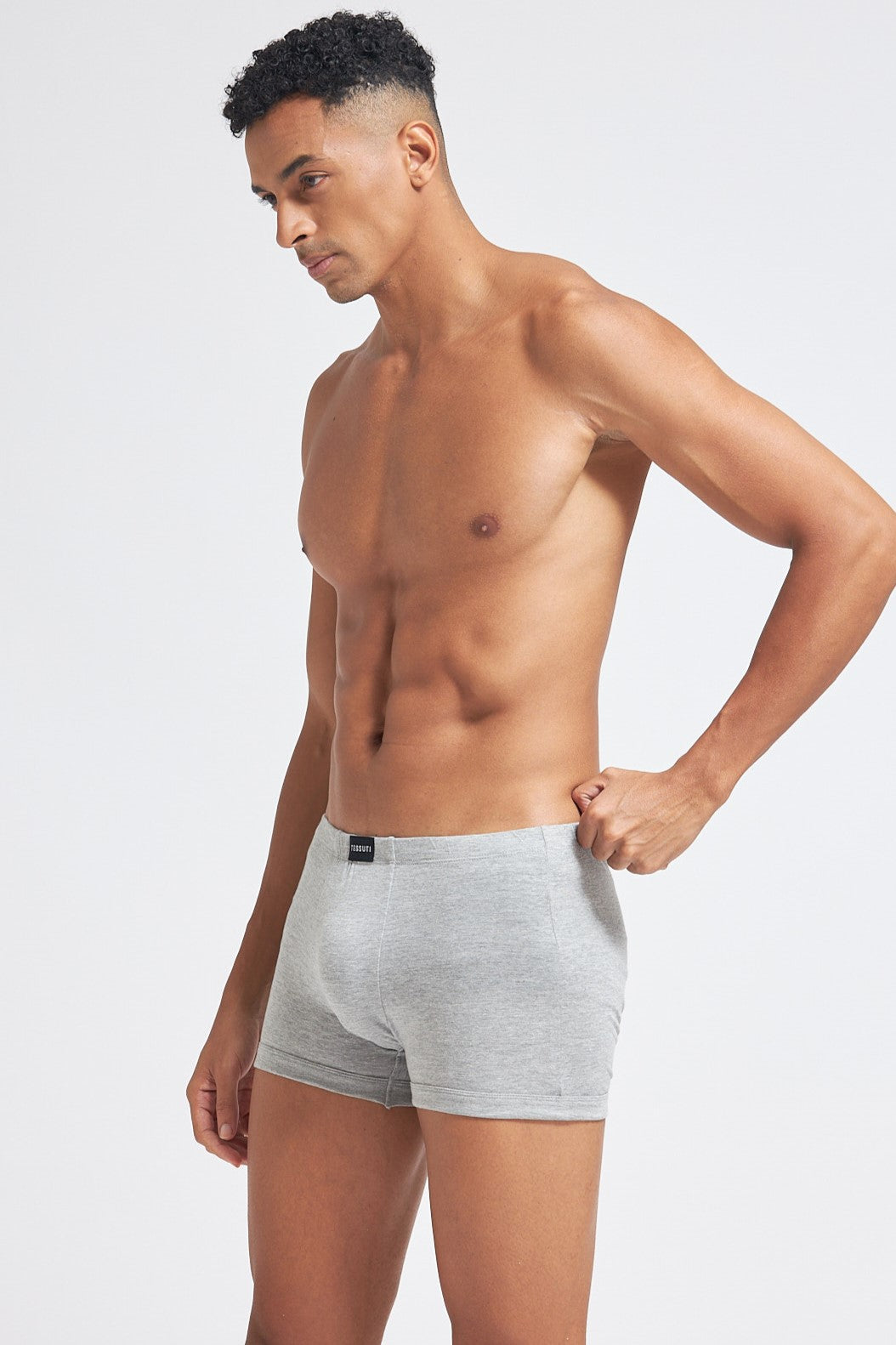 S102 Silver Cotton Trunk ( Pack of 2 )