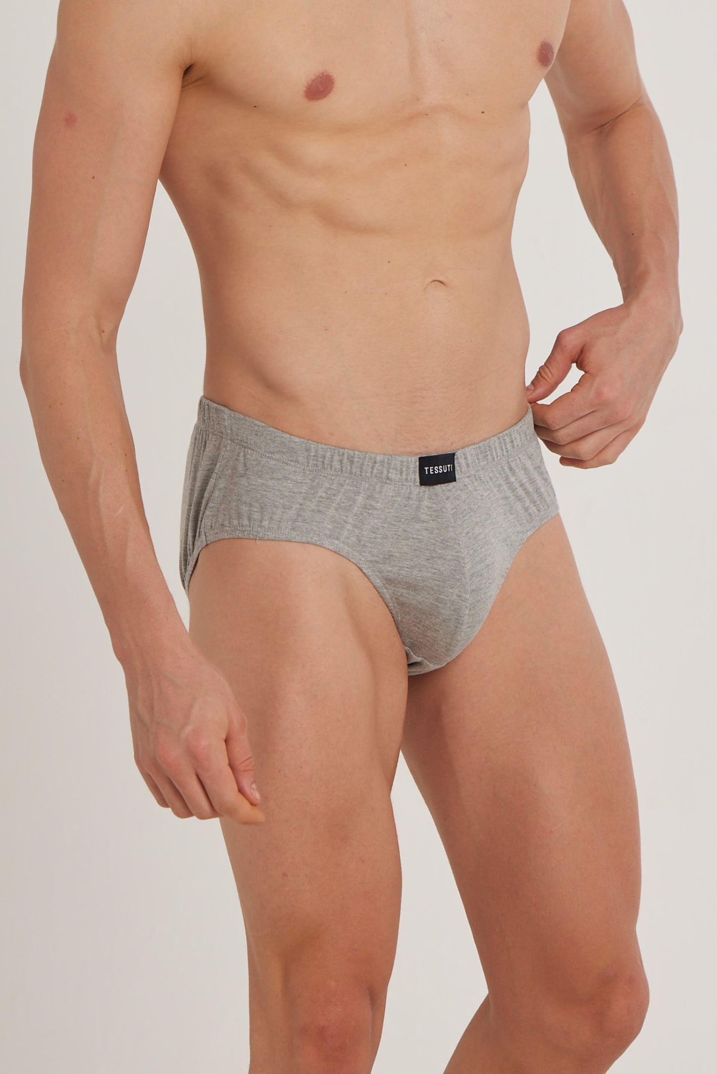 S100 Silver Cotton Brief ( Pack of 2 )