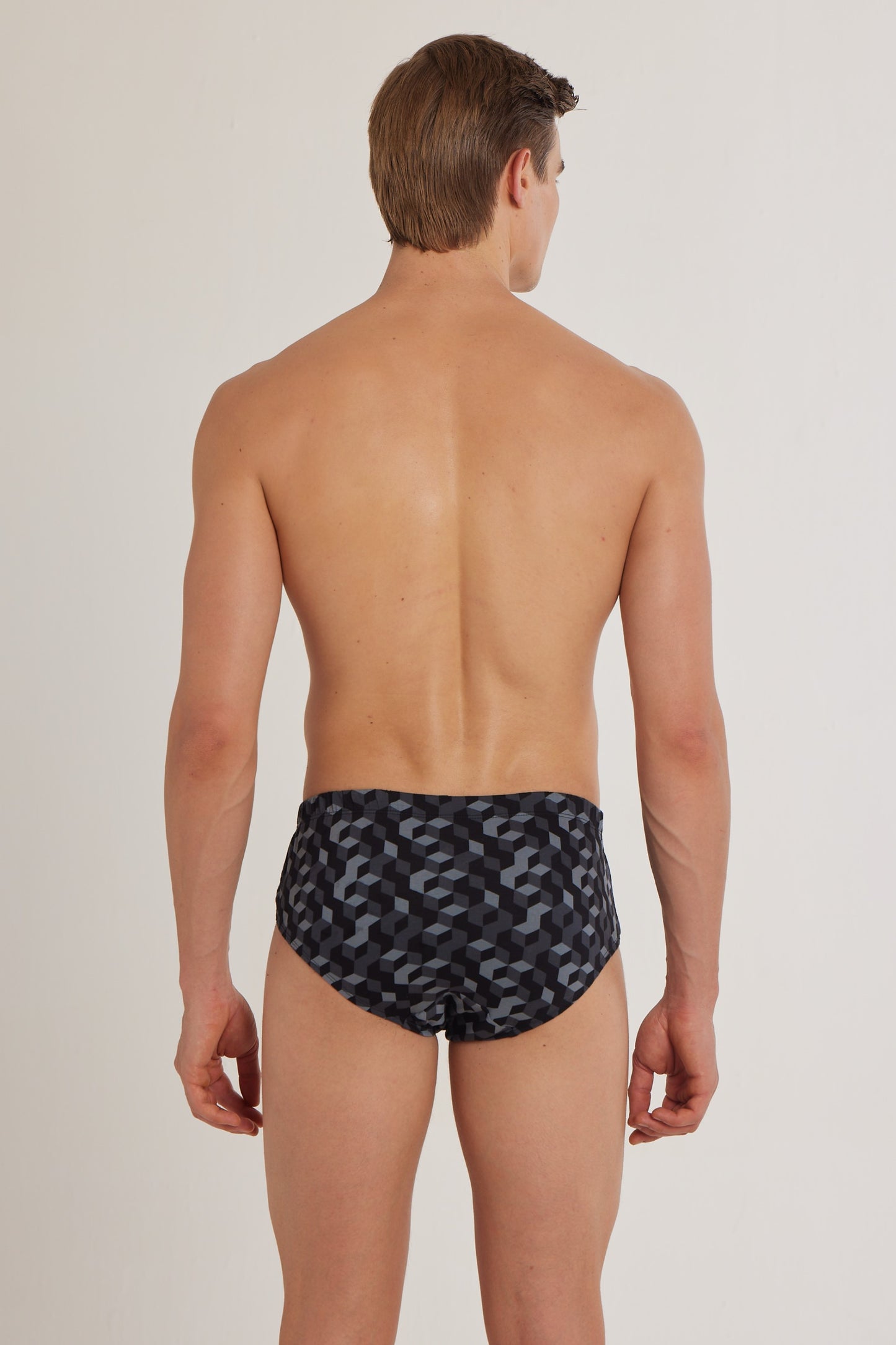 S101 Silver Cotton Brief Printed ( Pack of 2 )