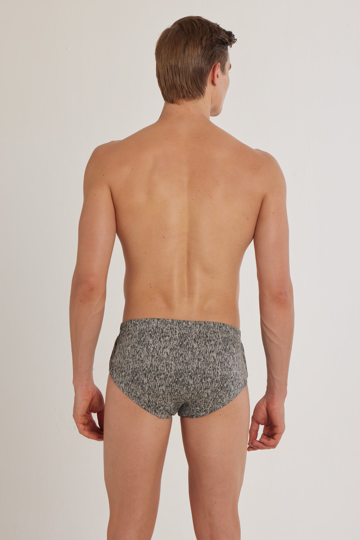 S101 Silver Cotton Brief Printed ( Pack of 2 )