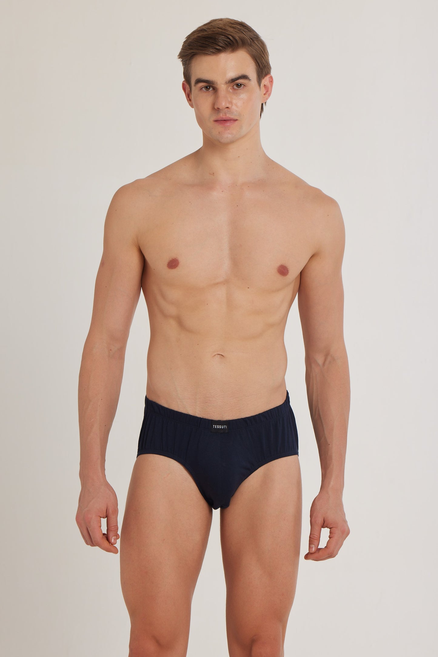S100 Silver Cotton Brief ( Pack of 2 )