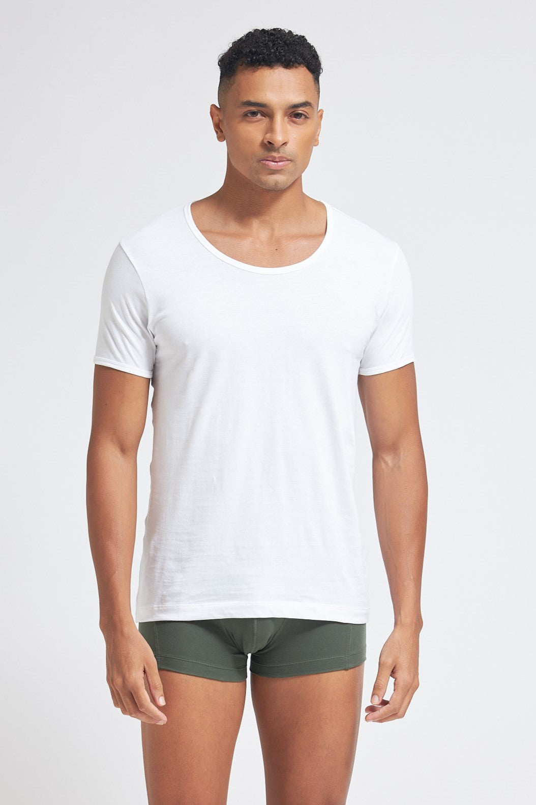 S105 Silver Half Sleeved Vest
