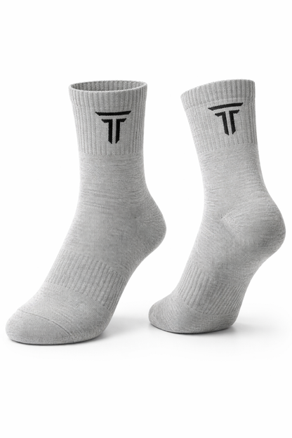 G204- CASUAL SOCKS (PACK OF 3 : Black, Grey and Brown)