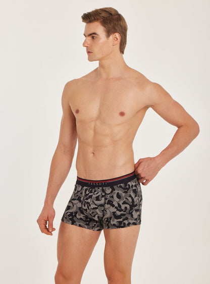 G303 Gold Cotton Trunk Printed