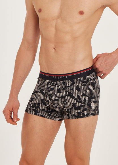 G303 Gold Cotton Trunk Printed