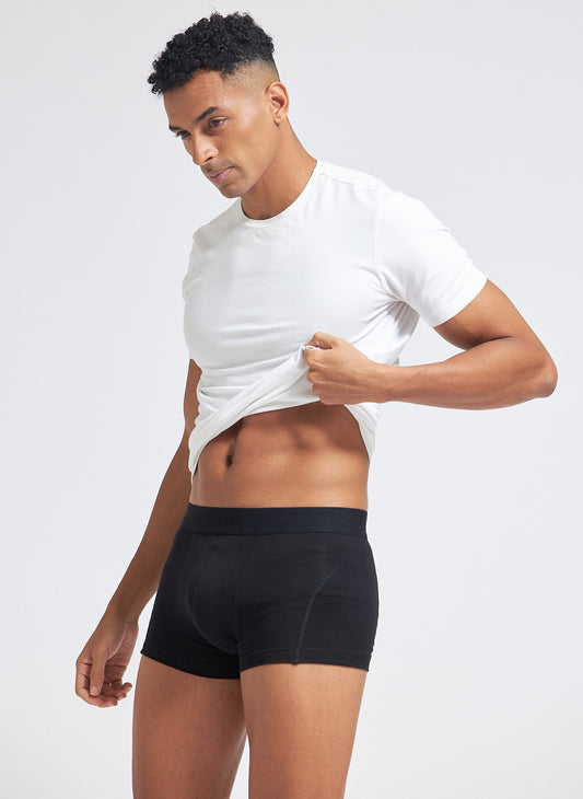 P506 Organic Cotton Trunk Interlock Black