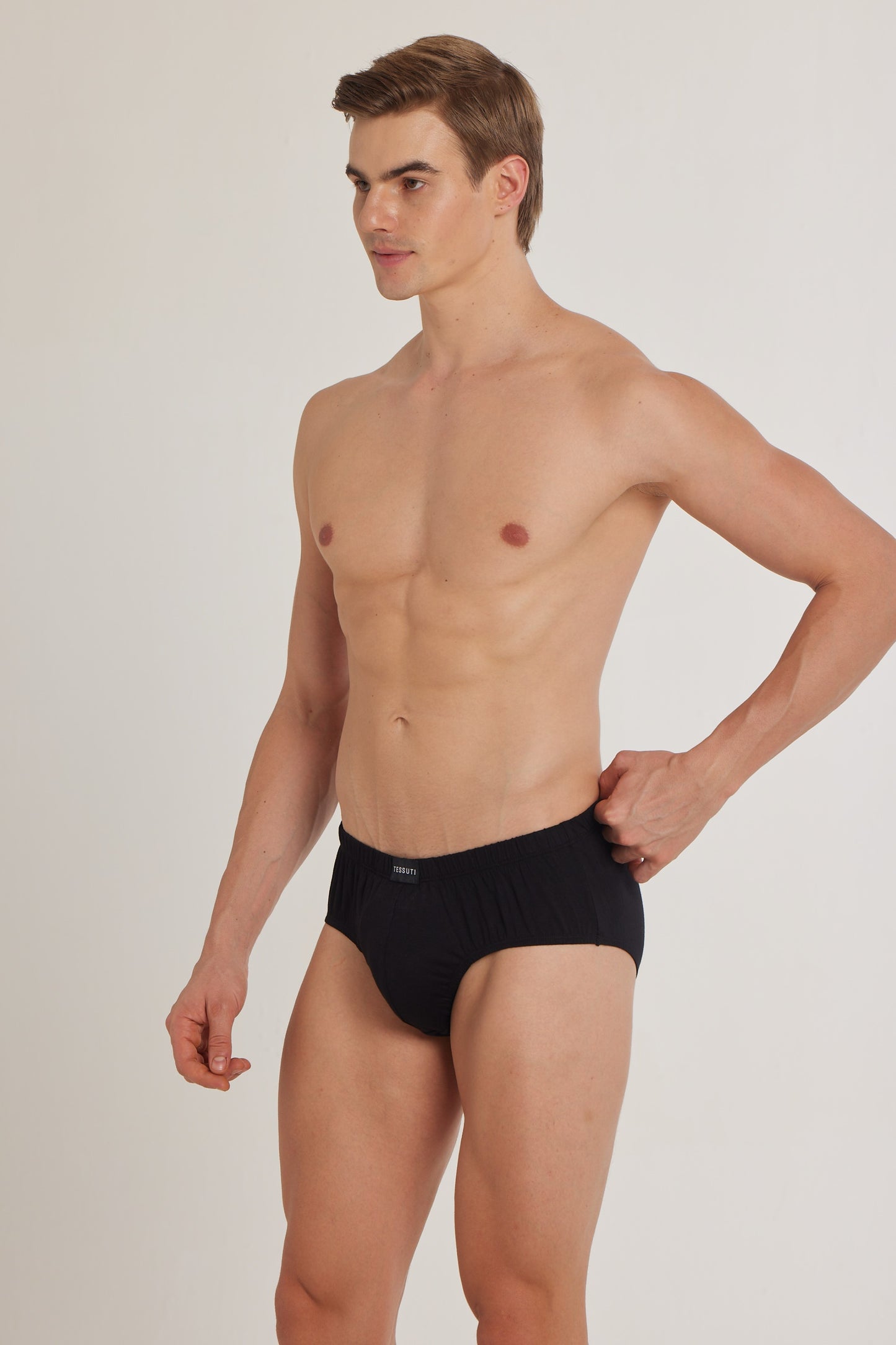 S100 Silver Cotton Brief ( Pack of 2 )