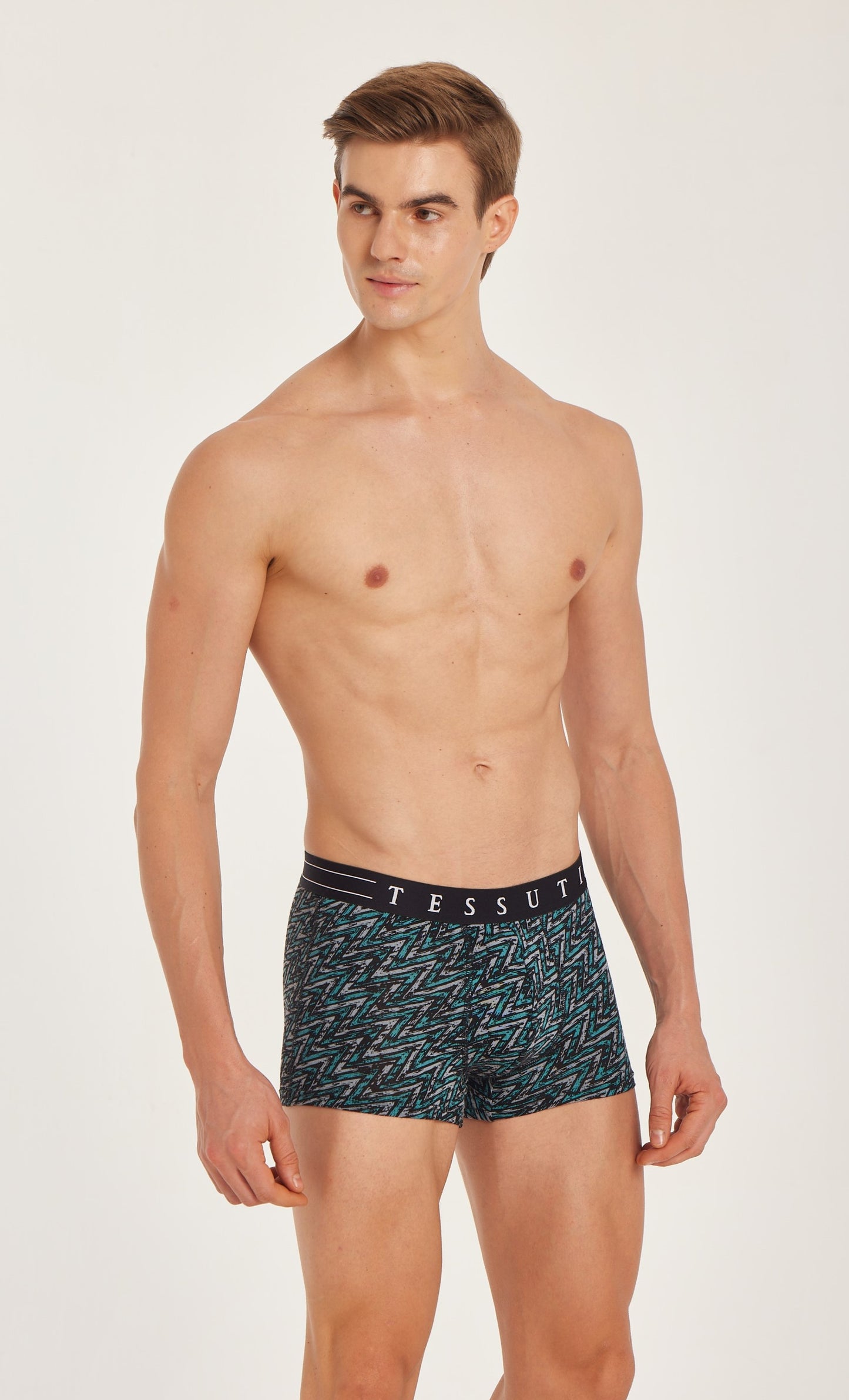 G307 Gold Trunk Printed Lenzing Micromodal Black 2