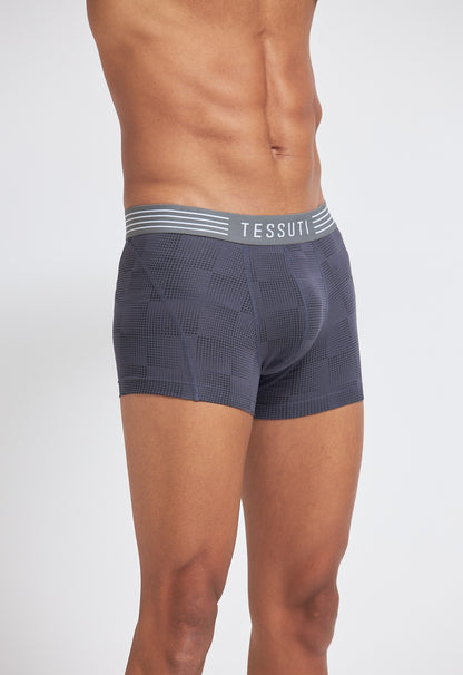 P503 Organic Cotton Trunk Printed OTB Dark Grey