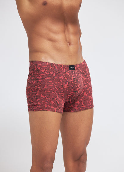 S103 Silver Cotton Trunk Printed Rust ( Pack of 2 )