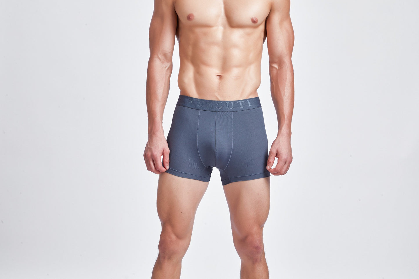 G323-  POLYAMIDE SPORTS TRUNK (Blue)