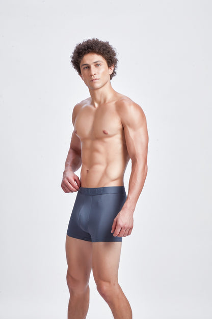 G323-  POLYAMIDE SPORTS TRUNK (Blue)