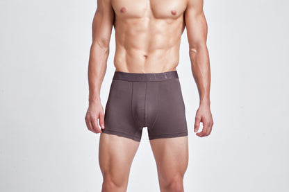 G323-  POLYAMIDE SPORTS TRUNK (Mocha Brown)