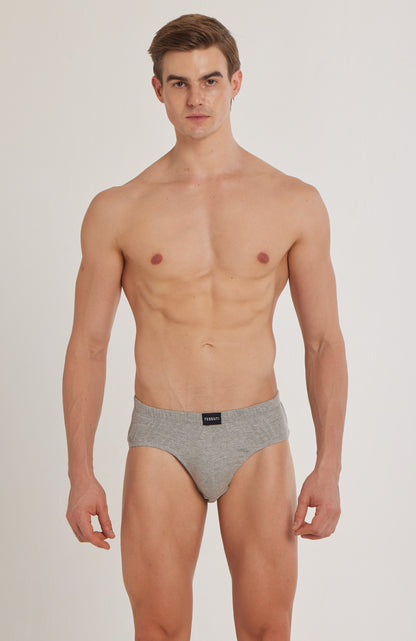S100 Silver Cotton Brief ( Pack of 2 )