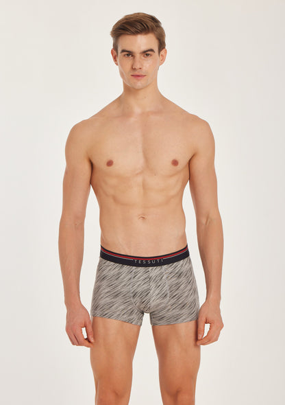 G303 Gold Cotton Trunk Printed Grey Mel 1