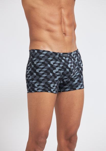 S103 Silver Cotton Trunk Printed ( Pack of 2 )