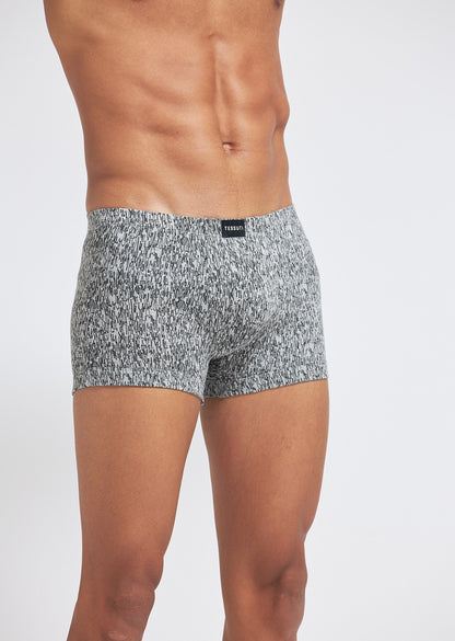 S103 Silver Cotton Trunk Printed Grey Mel 1 ( Pack of 2 )