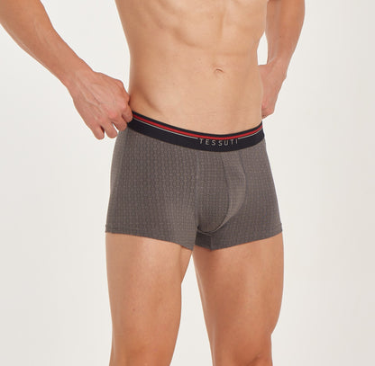 G303 Gold Cotton Trunk Printed Forest Grey