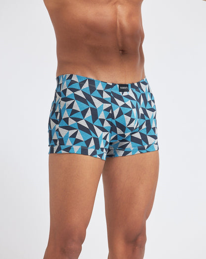 S103 Silver Cotton Trunk Printed Grey Mel 2 ( Pack of 2 )