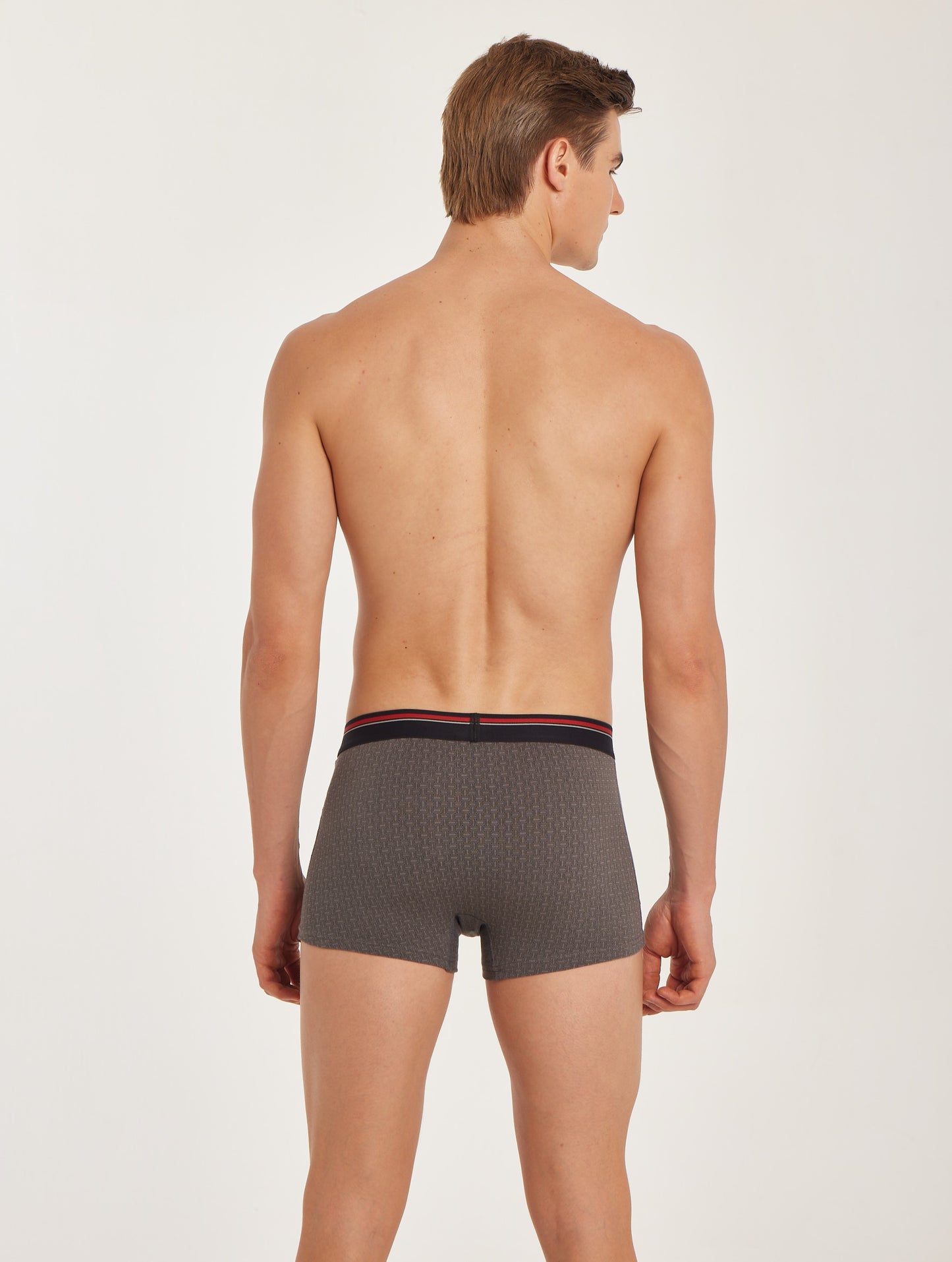 G303 Gold Cotton Trunk Printed Forest Grey