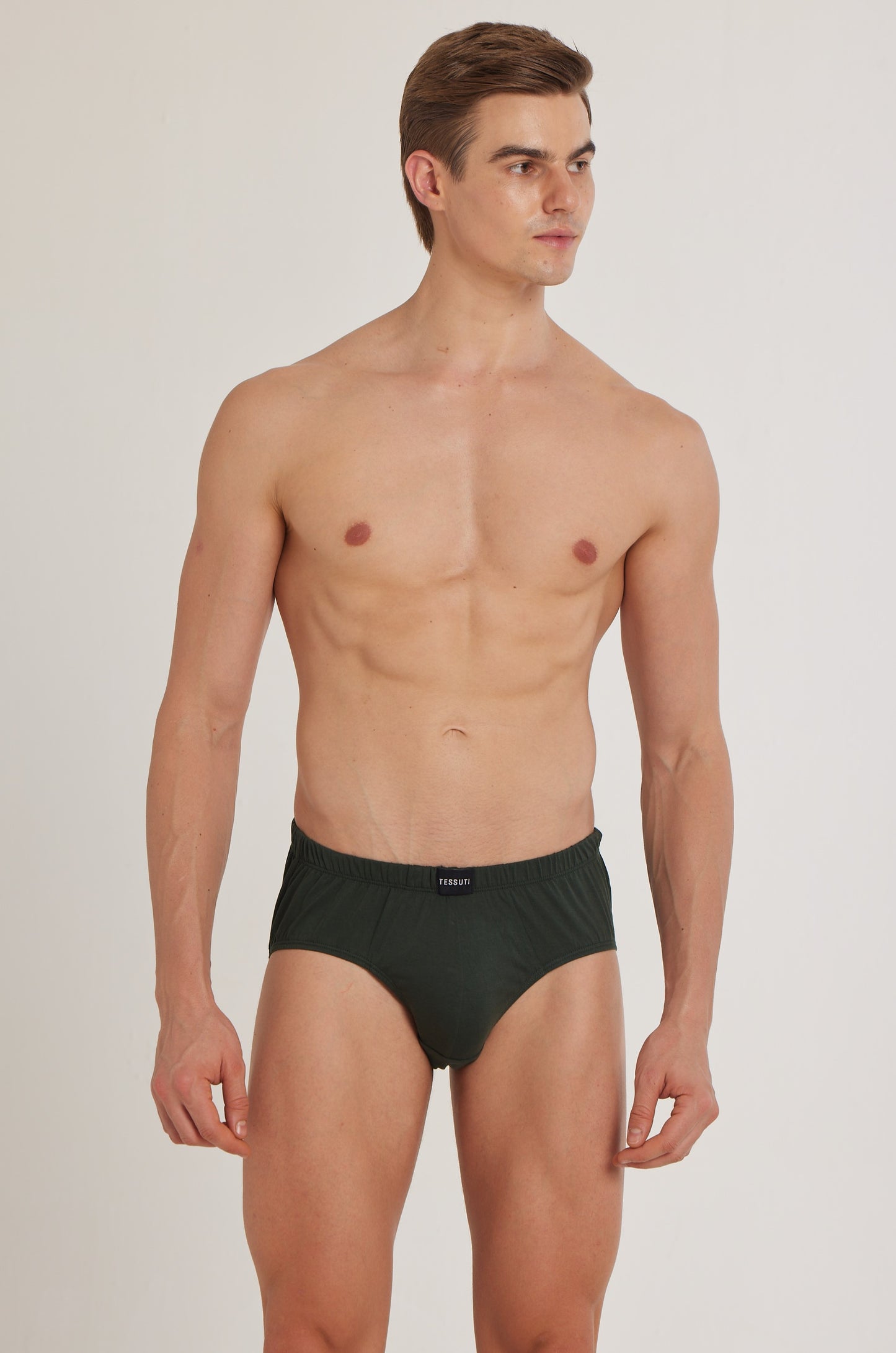 S100 Silver Cotton Brief ( Pack of 2 )