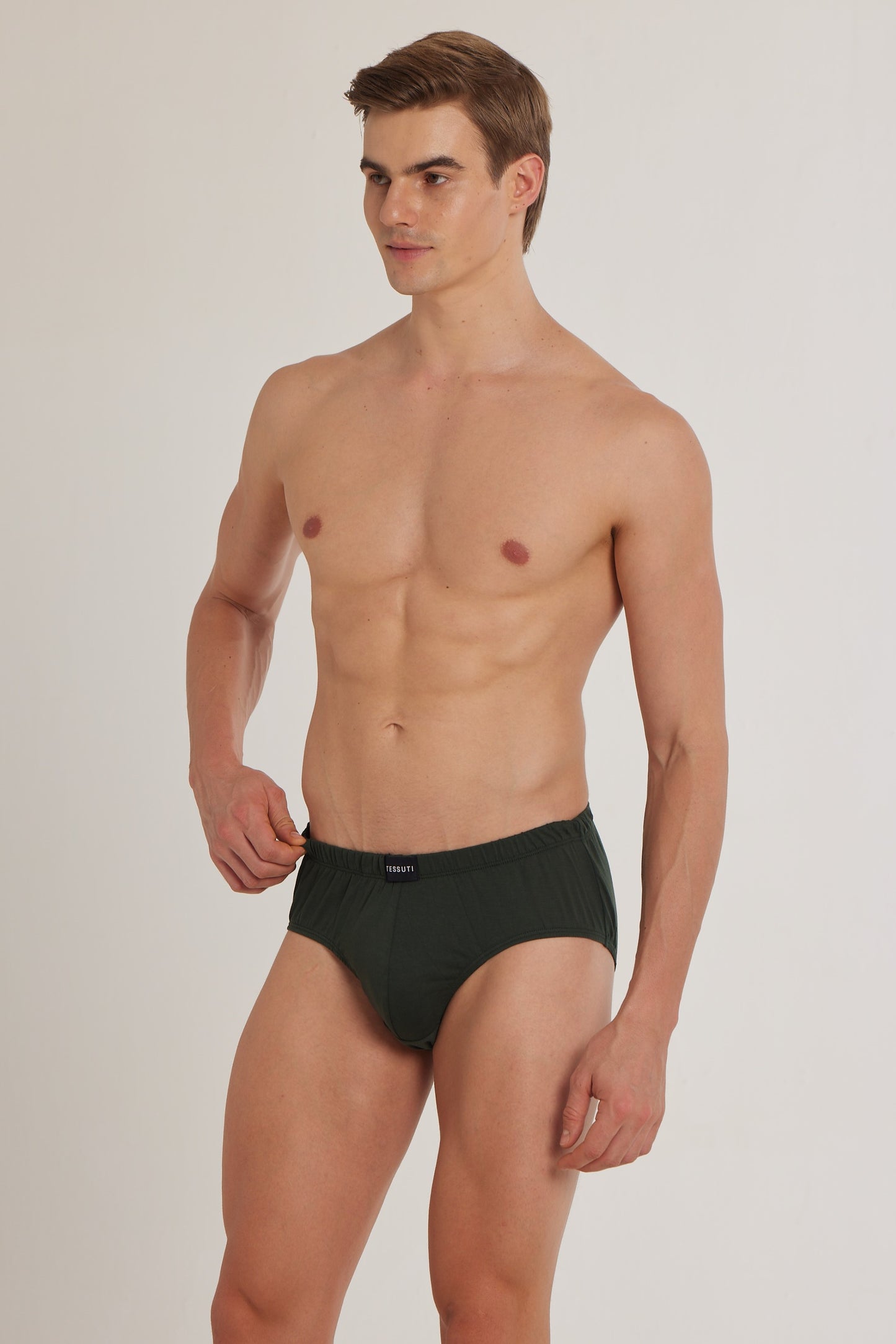 S100 Silver Cotton Brief ( Pack of 2 )