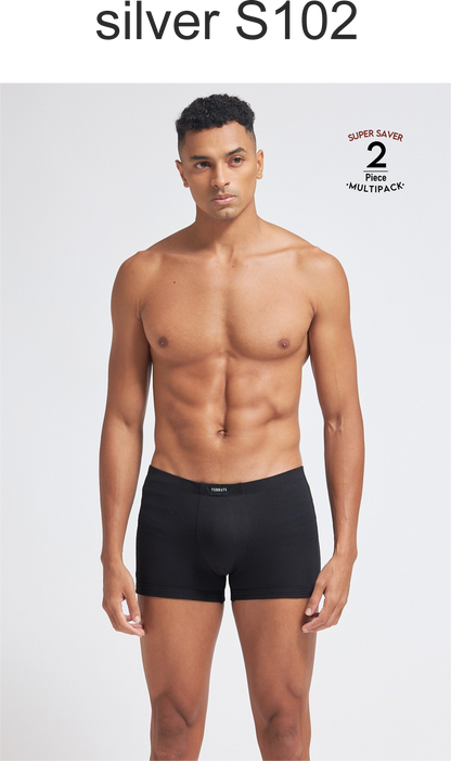 S102 Silver Cotton Trunk ( Pack of 2 )